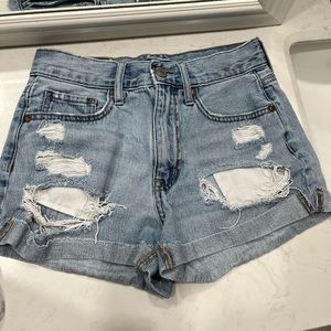 Aeropostale distressed shorts
